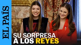 Leonor y Sofía sorprenden a los Reyes con un brindis: “Nos ...