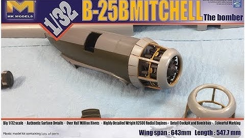 1/32 HK B-25B DOOLITTLE BUILD PART 9
