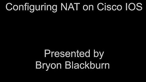Configuring Source NAT on Cisco IOS