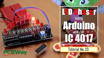 LED Chaser Circuits Using IC4017 and Arduino