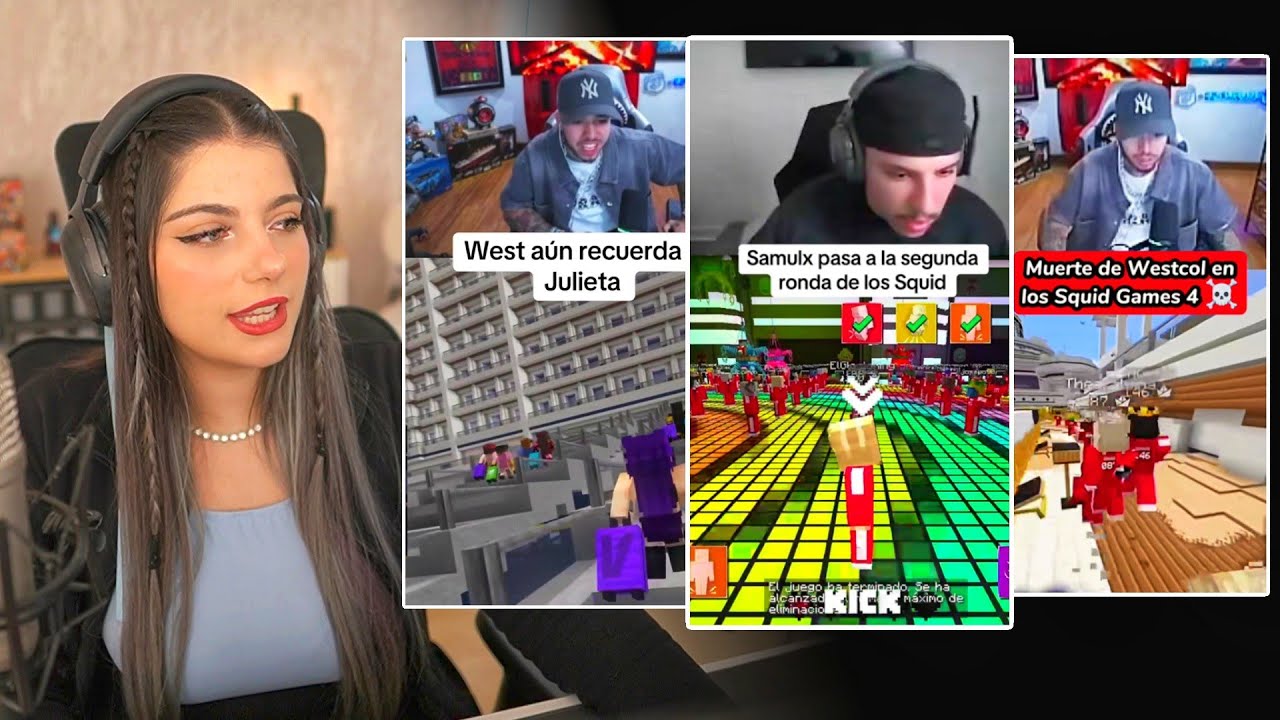 Girlofnox reacciona a la muerte de WestCol y la Salvada de Samulx en los Squid, Julieta 