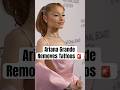 Ariana Grande Removes Tattoos #shorts #ArianaGrande #wicked