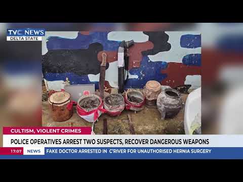 Police Operatives Arrest Two Suspects, Recover Dangerous Weapons