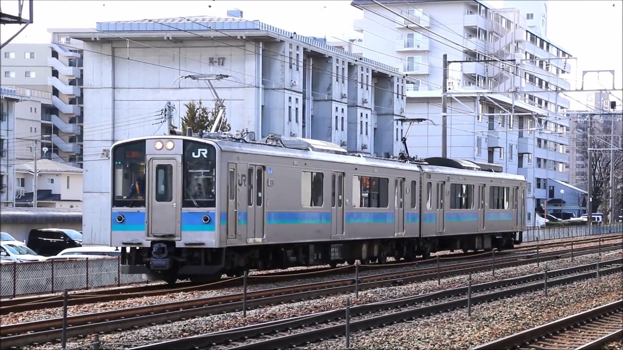 E127系100番台a5編成 霜取パンタ上げで試験走行 Youtube