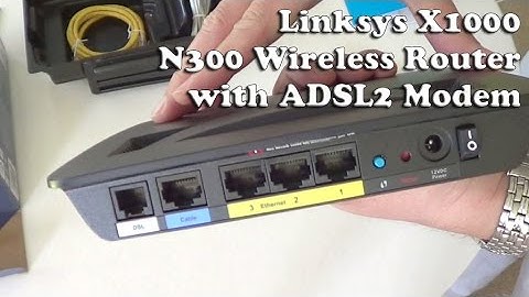 Linksys X1000 Wireless Router Unboxing and Setup