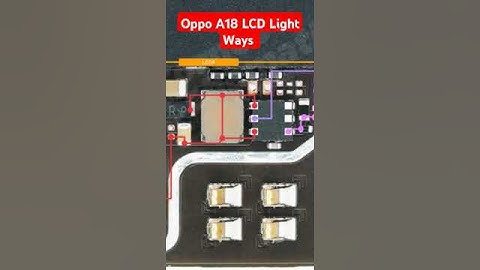 Oppo A18 LCD Light Ways