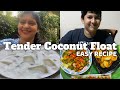 Tender coconut float  easy dessert recipe  sulus sweet life