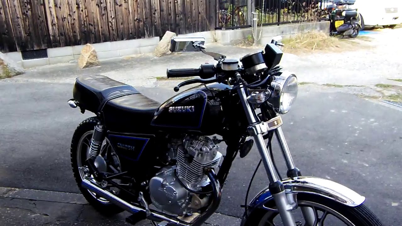 ☆極上車☆GN125 H☆激シブ！旧車スタイル☆良音♪ショート管☆ - YouTube