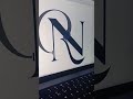 logo RN monogram design #logos #logo #usabrand #graphicdesign