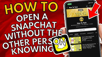 How To Open A Snapchat Without The Other Person Knowing! 😱 #shorts #lifehacks #snapchat