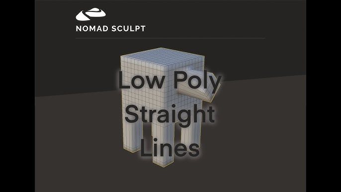 Nomad Sculpt: Low Poly Crystals 