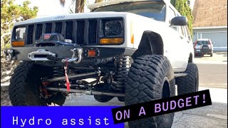 Budget XJ Hydro Assist steering!