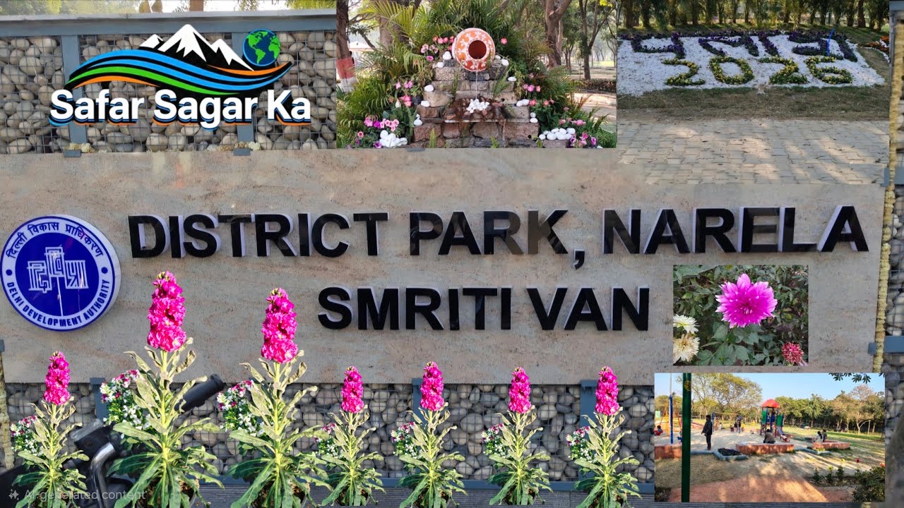 Exploring Narela’s Green Paradise: Smriti Van District Park 🌿 | tour guide 