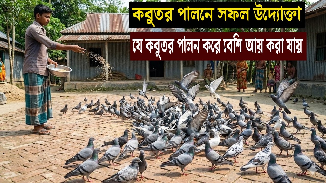 মাত্র ৩৭ জোড়া কবুতর পালন করে মাসে ১৪ হাজার টাকা আয়! | ১৬ বছরের পুরোনো কবুতরের রহস্য | কৃষি কথা
