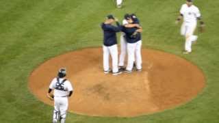 Derek Jeter and Andy Pettitte Take Out Mariano Rivera