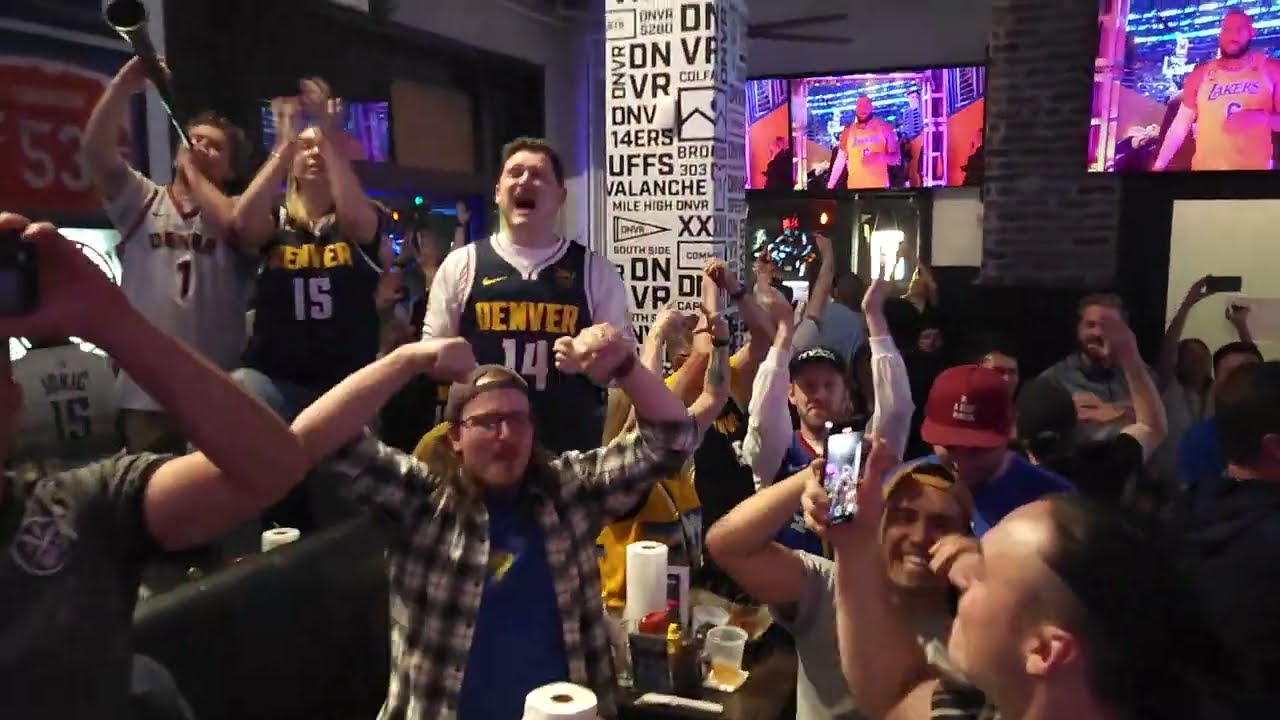 REACTION: DNVR Bar ERUPTS When The Denver Nuggets SWEEP The Lakers In The Western Conference Finals