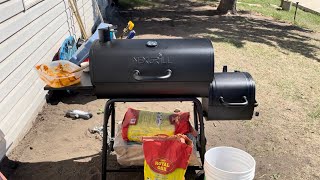 First ever brisket smoke on brand new NexGrill smoker 5hr smoke.