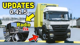 NEW UPDATES 0.42.5 Truckers of europe 3 | RADIO FIX, Renault truck FIXED! & MORE (New BETA UPDATES)
