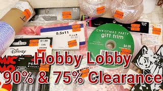 Hobby Lobby Clearance 90% & 75% OFF Clearance