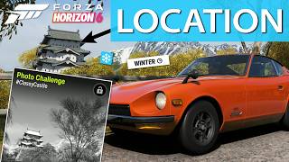 Forza Horizon 6 Photo Challenge #ClassyCastle Forza Horizon 6 Hirosaki Castle Location (Winter)
