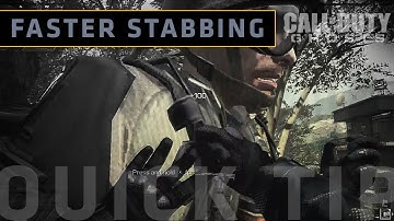 Quick Tip: Faster Stabbing in COD Ghosts (Tutorial)