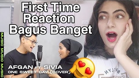 Afgan ft. Sivia  cover One Sweet Day - Mariah Carey | First Time Reaction