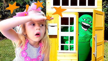 Nastya giúp búp bê tìm nhà búp bê! trò chơi căn nhà cho trẻ em