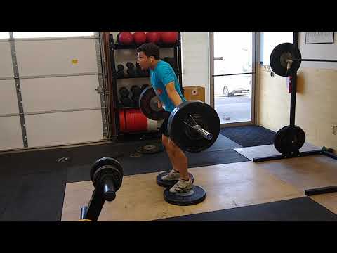 107kg Pull + Snatch off Riser