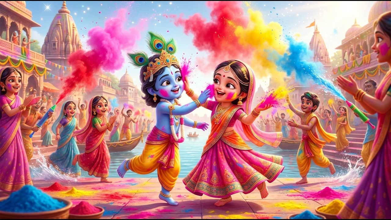 Vrindavan Mein Ude Re Gulal - वृन्दावन में उड़े रे गुलाल कह दो राधा रानी से | Holi Bhajan #holi