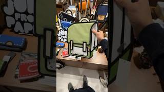 Korean Cute 🇰🇷2D Retro Character Video Game School Bag #seoul #fashion #shorts
