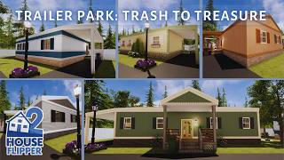 Trailer Park: Trash to Treasure | 5 Houses Renovation | House Flipper 2 (custom job, 7H longplay) screenshot 5