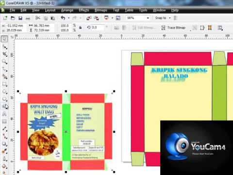  Membuat  Design Kemasan Dengan Corel Draw  YouTube