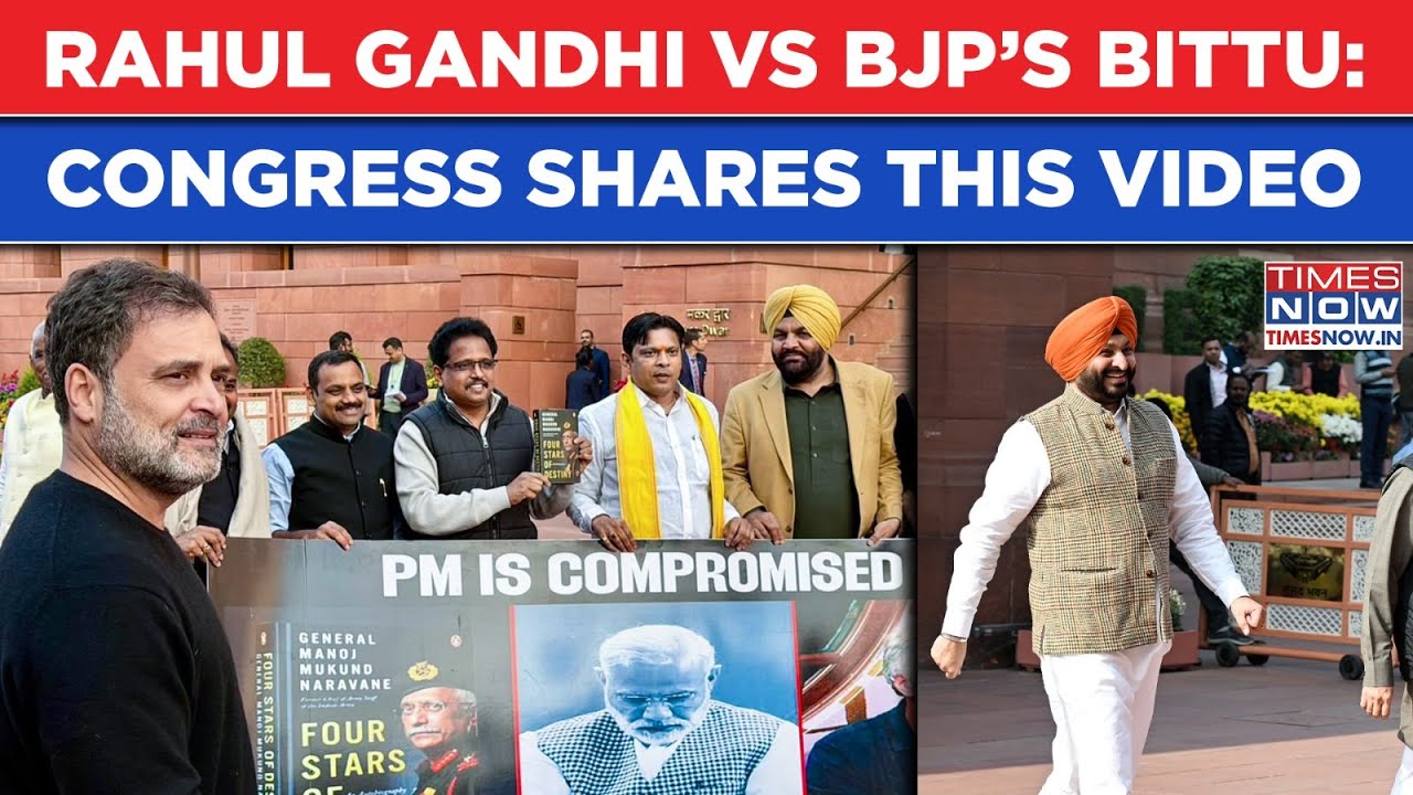 Rahul Gandhi Vs BJP’s Bittu: Congress MP Shares This Video Amid ‘Insult’ Allegation| Watch Why