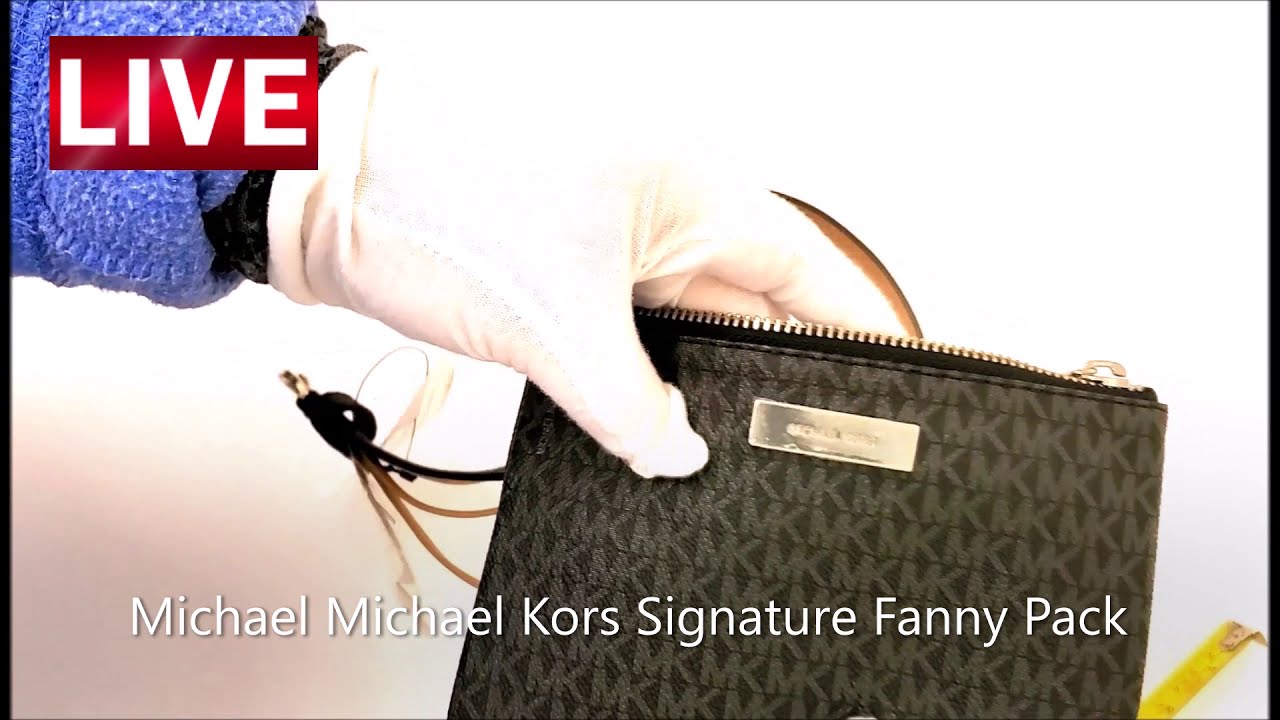 michael michael kors signature fanny pack