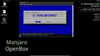 Manjaro Linux Openbox OpenRC edition
