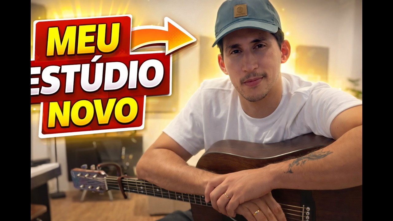 TOUR PELO MEU ESTUDIO NOVO