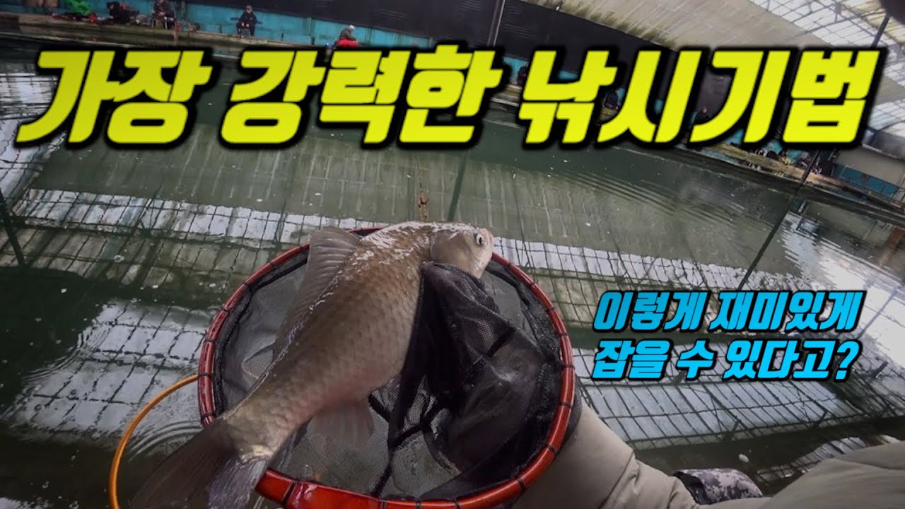 환상의 낚시기법!  극한의 상황에서 오전에만 10마리!?