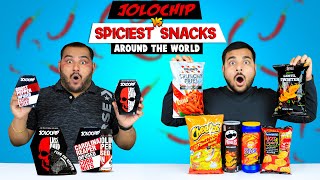 Jolochip Vs Spiciest Snacks Around The World | Spicy Snacks Eating Challenge | Viwa Food World