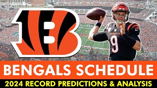 Cincinnati Bengals 2024 Record Prediction & Schedule Breakdown For Each Game In 17 Game NFL Schedule by Bengals Breakdown by Chat Sports 1,649 views 2 weeks ago 10 minutes, 5 seconds
