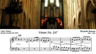 Alexandre Bruneau - Verset No. 247, Op. 80