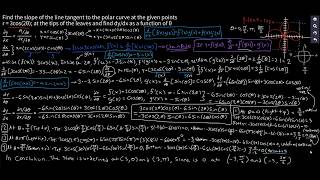 Polar Coordinates / Polar Equations