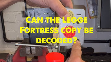 Opening the Legge Fortress copy using the GJ Locks Fortress decoder #locksmith