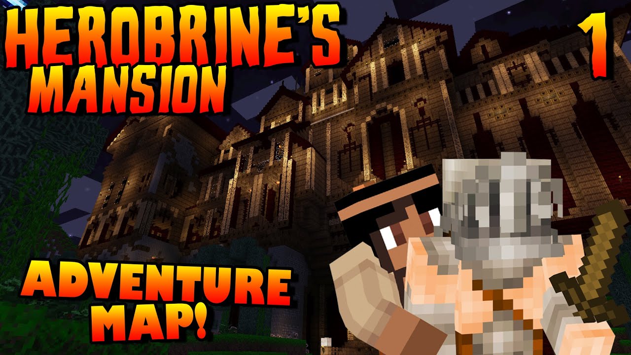 Herobrine Mansion Minecraft Adventure Map Part 1 Youtube