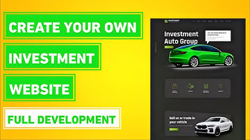 How To Create Investment Website 2025 | Make Own Investment Website /Investment Website Kaise Banaye