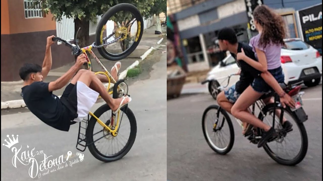 CHAMANDO NO GRAU DE BIKE COM A FIEL NA GARUPA