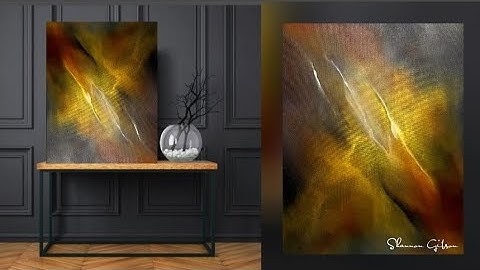 How To BLEND Acrylic PAINT: Layers & Depth in Abstract Art (411)