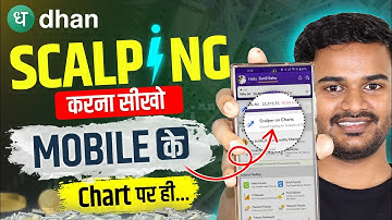 SCALPING on CHART Live Demo | Dhan Scalping on Mobile Charts #optionstrading