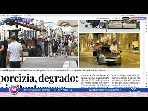SVEGLIA TRIESTE! | 25/08/2025