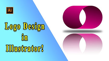 Logo Design Using the Gradient Tool in Illustrator!