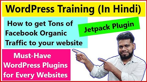 How to use Jetpack plugin in WordPress🔥Share Posts to Social Media Automatically